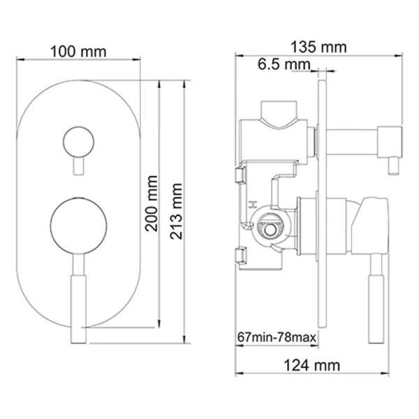 Смеситель для душа WasserKRAFT Wern матовый хром - фото 2