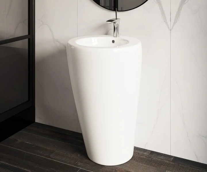 Раковина напольная Ceramica Nova 850 моноблок - фото 3