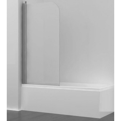 Шторка для ванны, матовое стекло, профиль хром, Romance Collection Visby - фото 2