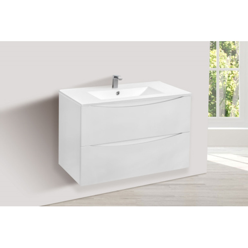 Тумба под раковину подвесная Vincea Mia 80,7 см G.White, подвесная, пристенная - фото 4