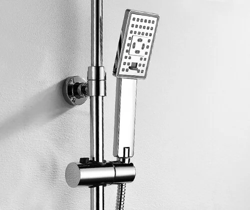 Душевая стойка WasserKRAFT хром, рычажные - фото 6
