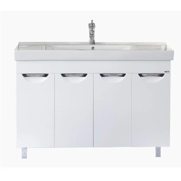 Тумба с раковиной напольная Misty София 120 см с дверцами - фото 1