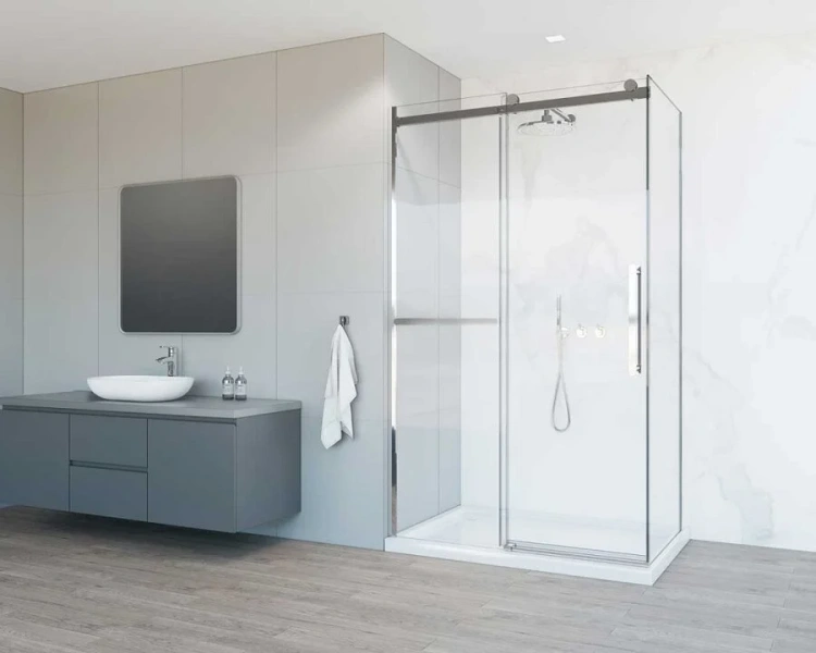 Душевой уголок Vincea Como Soft 110х90 см профиль хром, современные, hi-tech - фото 3