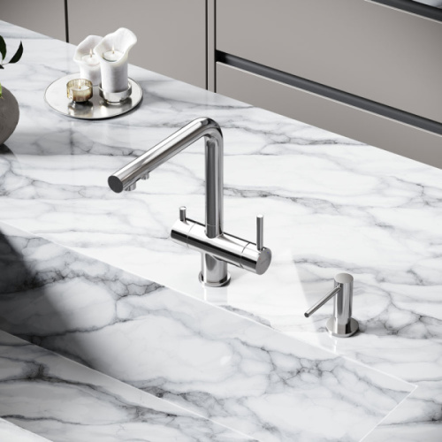 Смеситель для питьевой воды Sancos Foster брашированный никель - фото 3