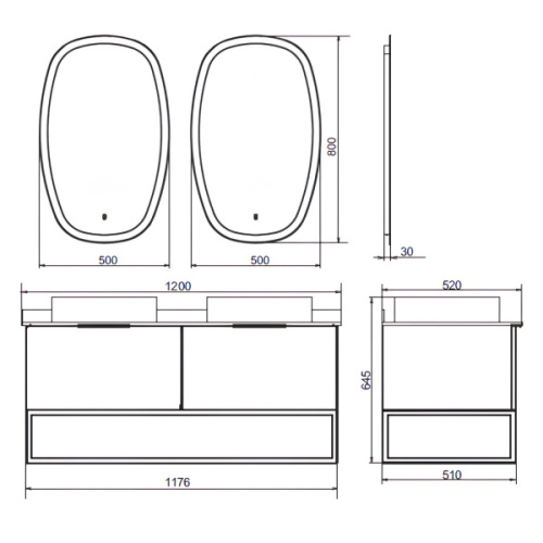 Схема, под накладную раковину - фото 5