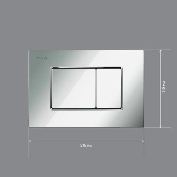 Клавиша смыва Am.Pm ProC хром матовый - фото 3