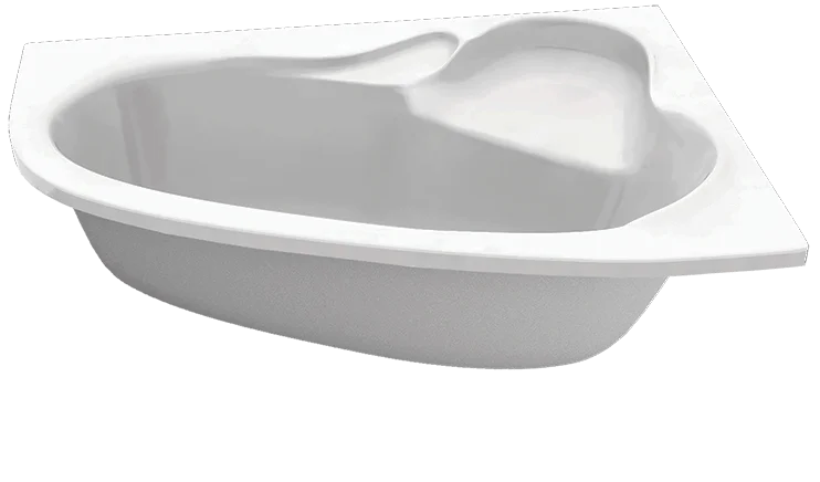 Акриловая ванна C-Bath Atlant CBA00104L/R 170 х 110 см, белая - фото 2