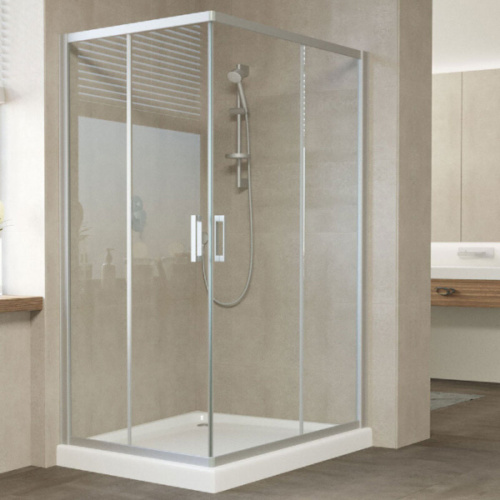 Душевой уголок стекло прозрачное Vegas-glass ZA-F 120х90 01, хром, бронза, золото, белые, черные, другие - фото 4