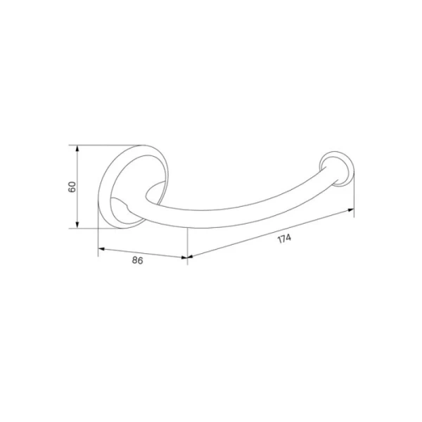 Бумагодержатель IDDIS Oldie открытый, классические, ретро - фото 2