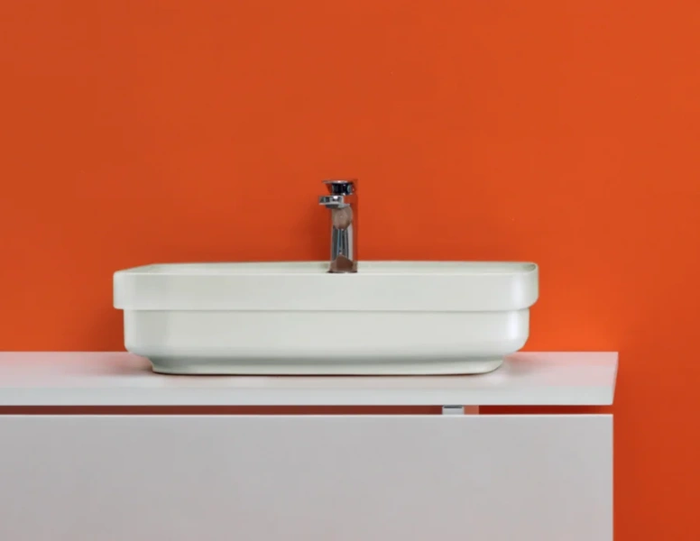 Раковина Kerasan Tribeca 5142 60 см с 1 отверстием под смеситель - фото 4