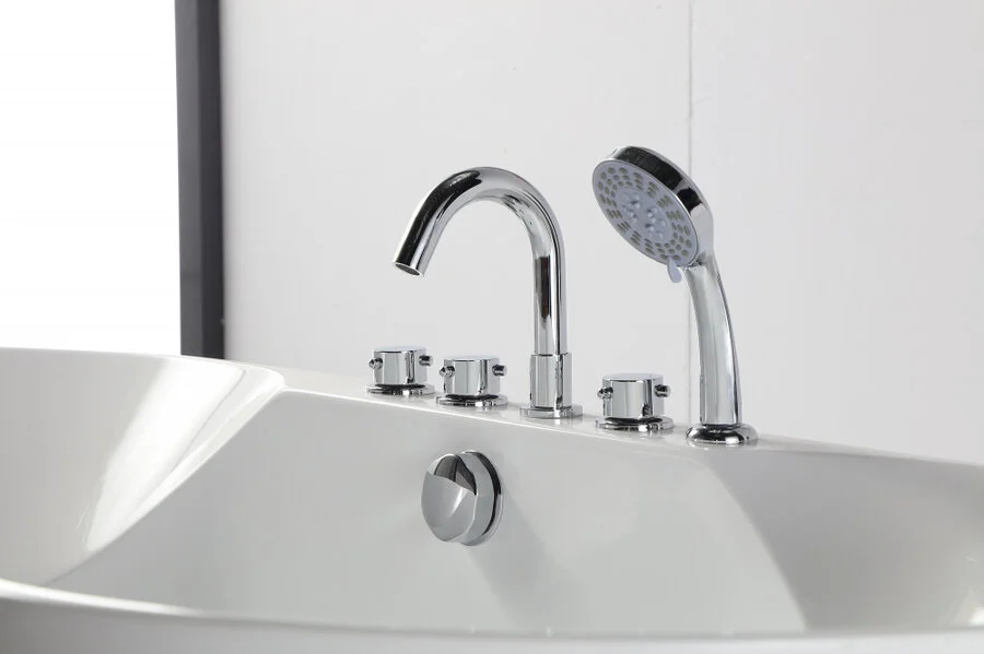 Ванна акриловая Bolu BL-326S/150, 150 x 80 см, слив-перелив в комплекте, белый, отдельностоящие - фото 6