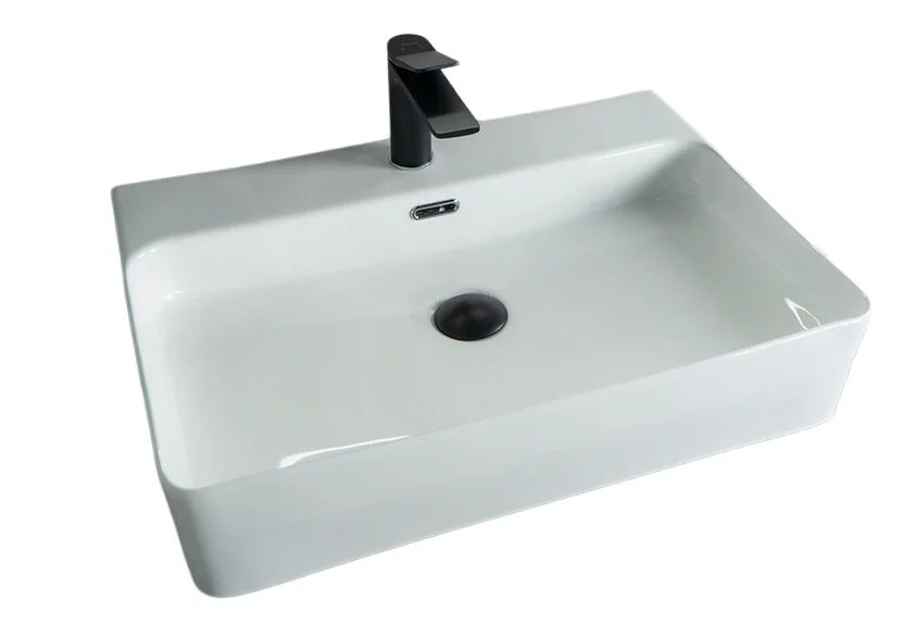 Раковина GID Geometrico N9256 60 см белая - фото 1