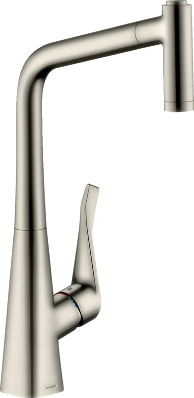 Смеситель для кухни Hansgrohe Metris сталь - фото 1