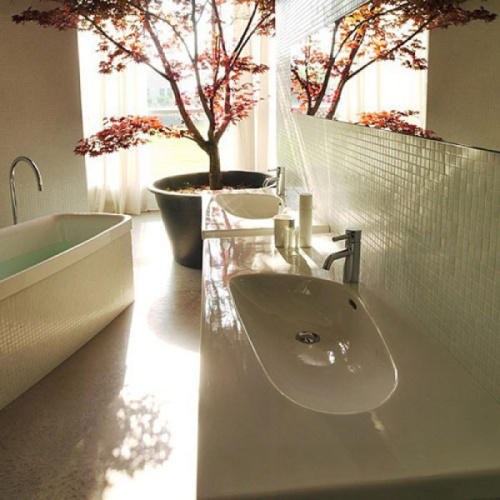 Раковина-столешница Laufen Palomba 8.1480.8, одинарные, с полотенцедержателем - фото 7