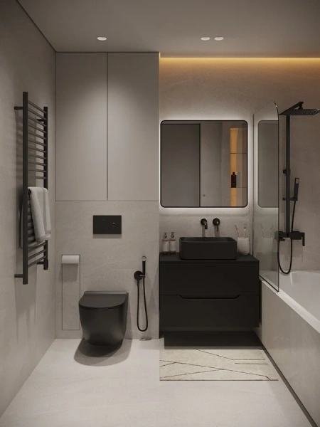 Унитаз подвесной Agger черный, по запросу - фото 9