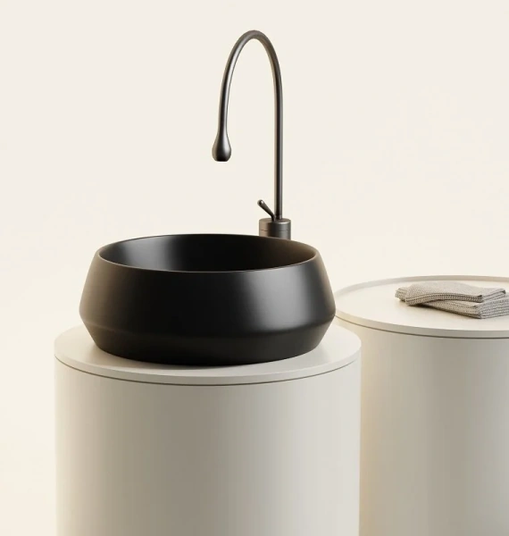 Раковина Ceramica Nova Maya 35 см черная матовая - фото 3