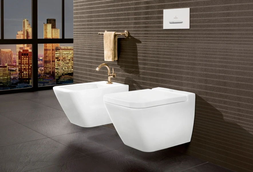 Крышка-сидение с микролифтом Villeroy & Boch Finion белая - фото 3