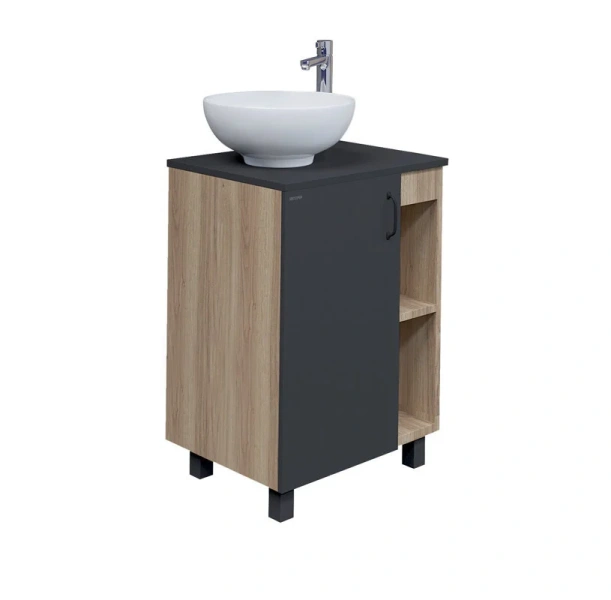 Столешница под раковину Grossman Флай 67 см серая index_1 - фото 3