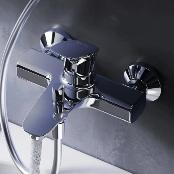 Смеситель для ванны AM.PM Spirit 2.1 хром, настенные - фото 5