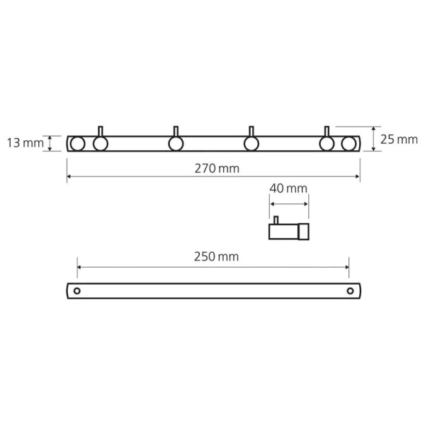 Крючок для ванной Bemeta Omega хром - фото 2