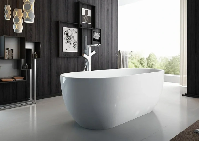 Ванна акриловая BelBagno 150х80 см белая - фото 2
