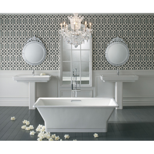 Раковина Jacob Delafon Reve 100 см с переливом, прямоугольной формы - фото 5