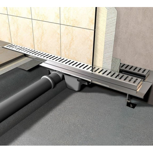 Решетка Alcaplast Pure 85 см хром глянцевый - фото 2