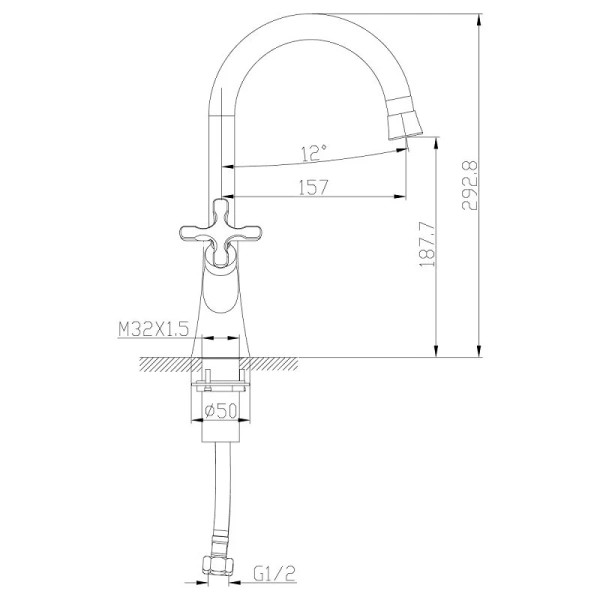 Смеситель для  раковины, хром Lemark Duetto LM5706C - фото 2
