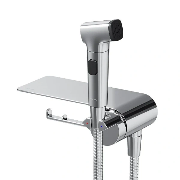 Гигиенический душ со смесителем Am.Pm Func F0H8F9 с полкой - фото 4