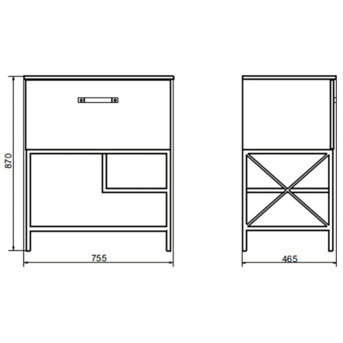 Схема, напольная, пристенная - фото 4