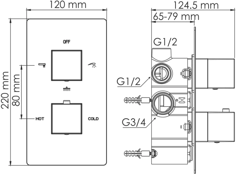 Смеситель для душа WasserKRAFT АIme хром - фото 3