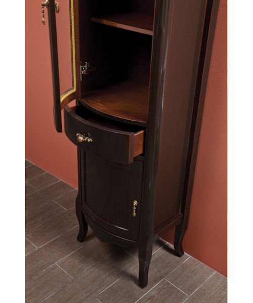 Шкаф-пенал для ванной La Beaute Nora CNO, классические, ретро - фото 4