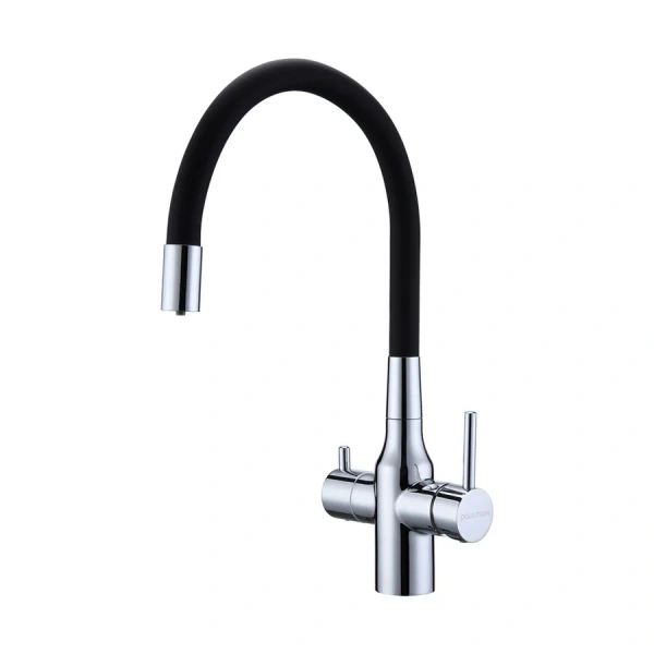 Смеситель для кухни Paulmark Salix Sa213419 с гибким изливом - фото 1