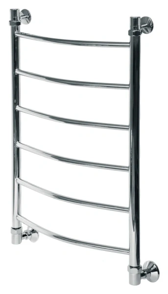 Полотенцесушитель водяной Ника Arc ЛД 80/50 см лесенка, хром, бронза, белыe - фото 3