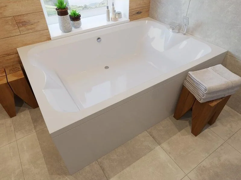 Ванна акриловая Vayer Kasandra 195 х 135 см, прямоугольная, белая, Гл000025030 - фото 3