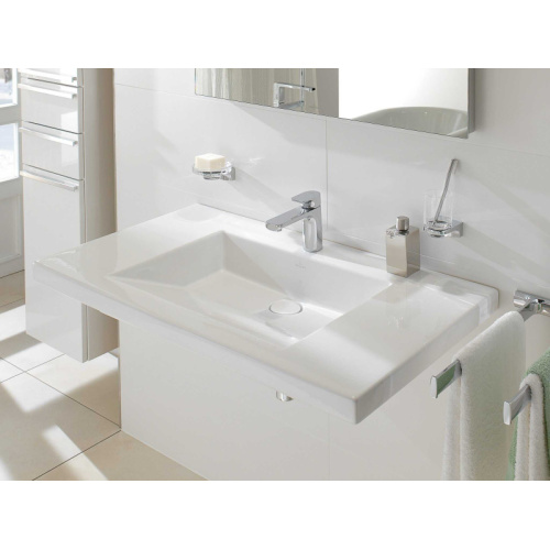 Раковина Villeroy & Boch Metric Art 100 см альпийский белый с покрытием CeramicPlus, белые - фото 4