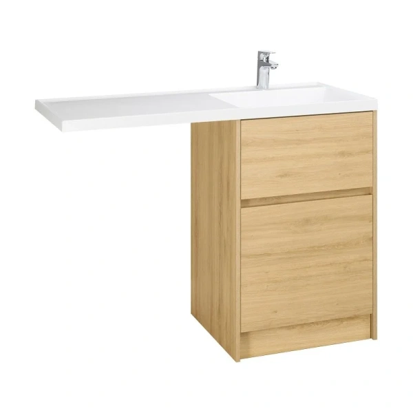 Фасад для тумбы Акватон Лондри 60 см дуб сантана - фото 1