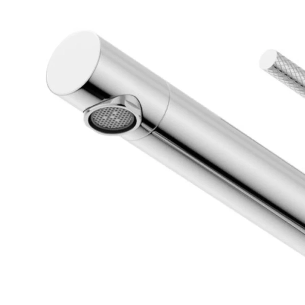 Смеситель для раковины Cezares Relax хром, из нержавеющей стали, округлая форма - фото 5