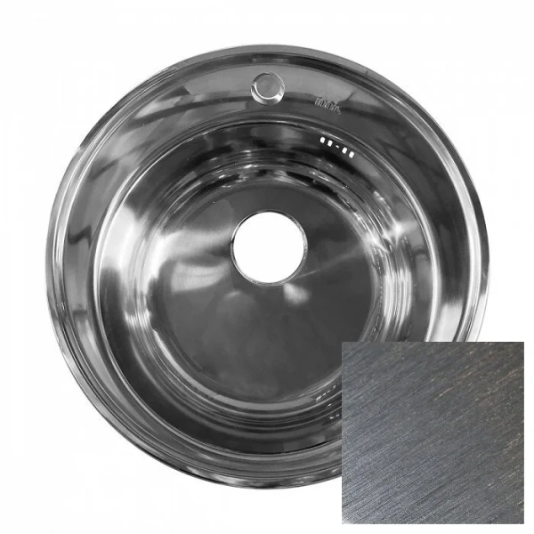 Мойка для кухни IDDIS Basic 51 см сатин, округлой формы - фото 4