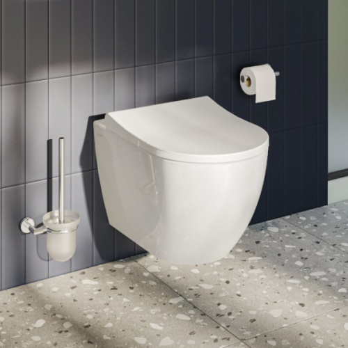 Унитаз с инсталляцией VitrA Mia Round безободковый - фото 3