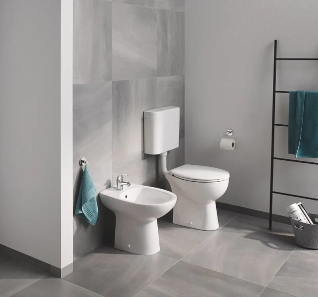 Унитаз напольный приставной безободковый Grohe Bau Ceramic 39430000 - фото 3