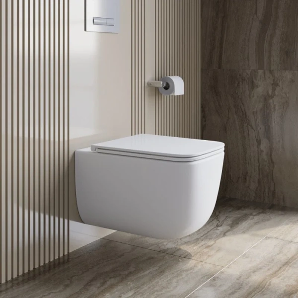 Унитаз подвесной BelBagno Lucie безободковый, белые - фото 6