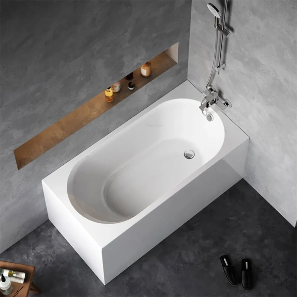 Ванна акриловая Am.Pm X-Joy 140х70 см прямоугольная, без гидромассажа, недорогие, маленькие - фото 6