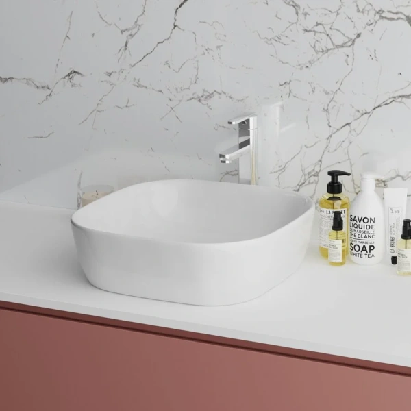 Раковина Grossman 42,5 см накладная, керамические - фото 7