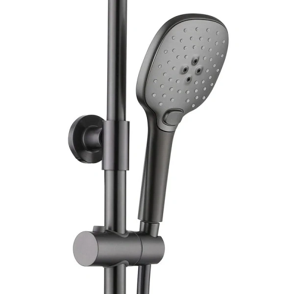 Душевая стойка Black&White Universe оружейная сталь, нет в наличии - фото 9