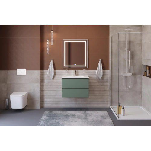 Тумба под раковину подвесная BelBagno Kraft 70 см еловый матовый, современная, hi-tech - фото 2