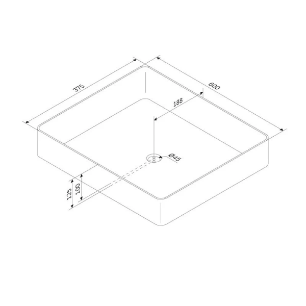 Раковина Am.Pm Func 60 см накладная - фото 2