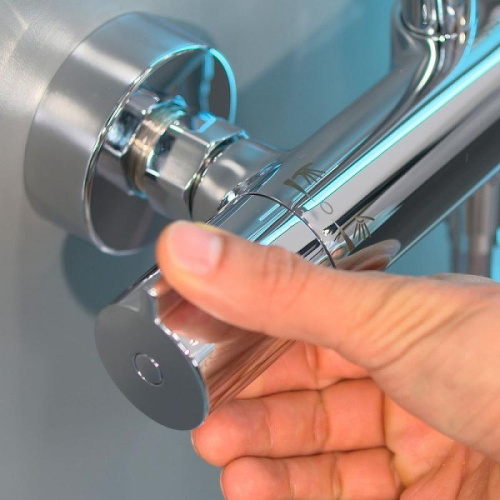 Душевая стойка Hansgrohe Crometta S хром, с термостатом - фото 6