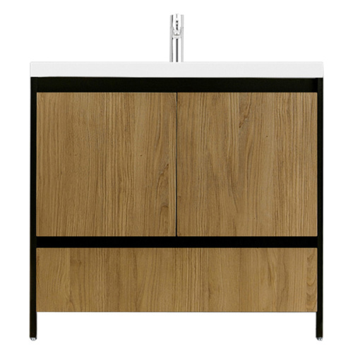 Тумба с раковиной напольная Velvex Klaufs tnKLA.90.2D.1Y-61 90 см с двецами