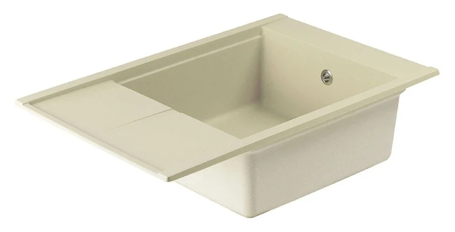 Мойка для кухни Акватон Делия 78 см жемчуг, из искусственного мрамора - фото 3